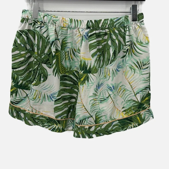 Tabitha Webb Sleep Wear Tropical Print Shorty Pajama Set - Size Medium - Picture 5 of 7